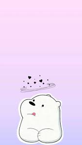 Wallpaper ilustrasi gadis anime gambar kartun mainan berwarna. Ice Bear We Bare Bears Wallpaper Boneka Hewan Fotografi Bunga Hewan