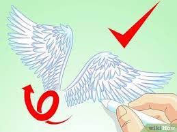 In this beautiful how to draw tutorial for beginners we will be drawing an angel on a black drawing paper and the is effect is. How To Draw Angel Wings 14 Steps With Pictures Wikihow