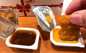 They consist of small pieces of reconstituted boneless chicken meat that have been battered and deep fried. We Tried Mcdonald S Holiday Steak Sauce And Lobster Mayo Nugget Sauces Grape Japan