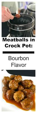 Crockpot bbq meatballs are made with just a few simple ingredients, but they're so good! Meatballs In Crock Pot Bourbon Flavor For Tailgating Or Party Appetizers