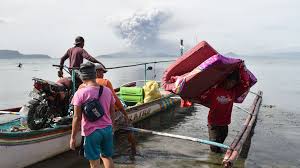 Volcanic Eruption In Philippines Causes Thousands To Flee Kpbs