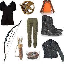 Katniss everdeen cosplay costume from the hunger games mockingjay cosplay black. Katniss Everdeen From The Hunger Games Hunger Games Costume Katniss Everdeen Outfit Katniss Costume