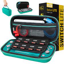 Your price for this item is $ 19.99. Carry Case For Nintendo Switch Lite Portable Travel Carry Case With Storage For Switch Lite Games Accessories Turquoise Blue Edition Amazon Com Au Electronics
