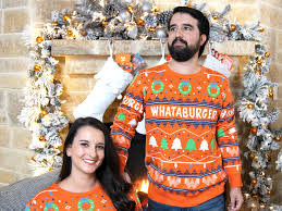 You will get information about whataburger hours today, sunday, what time does whataburger open whataburger store hours & holiday hours weekdays hours: Texas Whataburger Issues Its 2020 Ugly Christmas Sweater For Holidays Culturemap Dallas