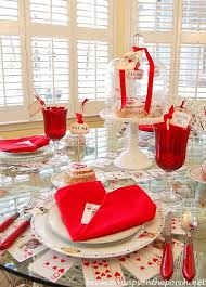 Whimsical Valentine S Day Tablescape Alice In Wonderland Style Romantic Table Decor Valentine Tablescape Valentines Day Decorations