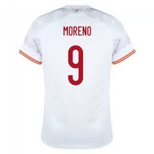 Born 7 april 1992) is a spanish professional footballer who plays as a striker for la liga club villarreal and the spain national team. Kandiny Damen Spanische Fussballnationalmannschaft Gerard Moreno 9 Auswartstrikot Rot 2020 2021 Trikot