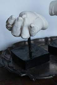 Brooklyn Limestone Diy Cast Hands Sculpture Contributor Column Paris Crafts Plaster Art Wax Molds