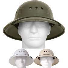 Pith Helmet Lightweight Safari Hat Sun Rain Plastic Vietnam Jungle Military Type Rothco Pithhelmet Safari Hat Pith Helmet Hats