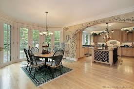 Kitchen Idea Of The Day French Country Kitchen With A Large Archway Opening Up French Country Kitchen Cabinets French Country Kitchens Country White Kitchen