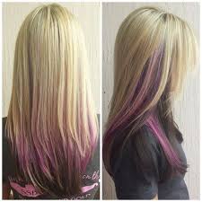Love The Light On Top Darker Underneath But Not The Purple For Me At Least D Purple Underneath Hair Peekaboo Hair Hair Styles