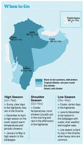 When To Go Where In Ecuador Climate Map Ecuador Ecuador Y Paises