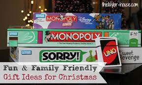 What could be more important than family? Fun Family Friendly Gift Ideas The Taylor House