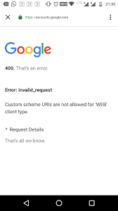 The error message sounds a bit cryptic, but it's explaining that the json response the actions on google platform received from your the simulator prints the error message in the errors tab. Google Sign In Error React Native Expo App Stack Overflow