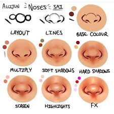 Jenquette Quinn On Instagram Coloring Nose Tips Credit Allijun Support The Artist Digital Art Beginner Digital Art Tutorial Digital Painting Tutorials