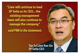 Tan sri liew's conferment with the honorary doctorate of entrepreneurship truly illustrates his service in the property development landscape, his commitment to the growth of the nation, both economically and socially, and his continuous belief in excellence, team spirit and commitment to drive community. Malaysia Property News Property Market In Malaysia Sp Setia S Liew Gets Sweet Offer