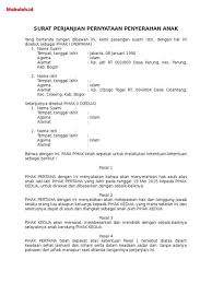 Contoh surat gugat cerai dan permohonan predeo format word/docx yang di tujukan ke pengadilan agama. Contoh Surat Cerai Manual