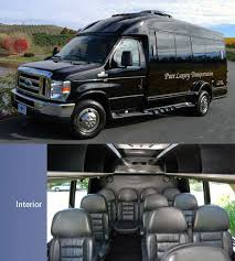 Pure Luxury Fleet 12 Passenger Van Luxury Bus Transportation