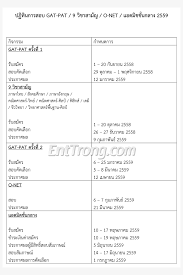Tcas 64 ม.นวมินทราธิราช รอบที่ 3 (admission 1 & admission 2). à¸›à¸ à¸— à¸™59 Gat Pat 9 à¸§ à¸Šà¸²à¸ªà¸²à¸¡ à¸ O Net Admission 2559