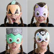 Halloween scary masks coloring pages are a fun way for kids of all ages to develop creativity, focus, motor skills and color recognition. Halloween Masks To Print And Color It S Always Autumn