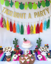 Maybe you would like to learn more about one of these? Taco About A Party Graduation Party Fiesta And Cacti Theme Colorful Garland Cacti Banner S Mexican Birthday Parties Fiesta Theme Party Mexican Party Theme