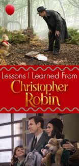 Lessons Learned From Christoper Robin Christopher Robin Movie Robin Movie Christopher Robin