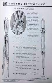 Vintage Eugene Dietzgen Co Federal 986 Proportional Divider Drafting Tool Vintage Ebay