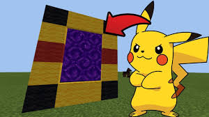 How To Make A Portal To The Pikachu Dimension In Minecraft Pocket Edition Youtube