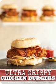 5 Top Cooking Recipes Crispy Chicken Burgers These Fried Chicken Burgers Are Ultra Crispy And Chicken Recipes Chicken Burgers Recipe Chicken Dinner Recipes