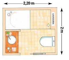 Distribucion Bano Con Lavadora Bano Con Lavadora Planos De Banos Pequenos Cuartos De Banos Pequenos