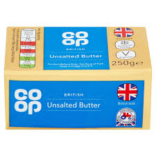 Any of various substances of butterlike consistency, as various metallic chlorides, and certain. Co Op British Unsalted Butter 250g Co Op