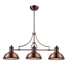 Landmark Lighting Chadwick 3 Light Kitchen Island Pendant Pool Table Lighting Elk Lighting Billiard Lights