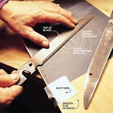 How to sharpen any clipper blade professionally hollow ground with sand paper!!! Sharpen Hedge Shears With A File 4 Steps With Pictures Instructables
