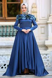 Tuay Cicek Detayli Petrol Mavisi Tesettur Abiye Elbise 2388pm Tesetturisland Com Elbise The Dress Kiyafet