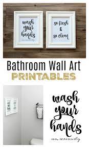 Designbundles.net offer exclusive deals on high quality premium design resources and free design resources. Bathroom Wall Art Free Printables To Easily Print And Hang