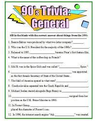 We've gathered together 25 tricky 90s movie trivia questions and answers, perfect for a virtual pub quiz or simply as a way to challenge yourself. 90s Movie Trivia Questions And Answers Printable