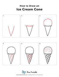See full list on easylinedrawing.com How To Draw An Ice Cream Cone