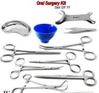 Micro Surgical Locking Hemostat Forceps Medical Bowl Oral Surgery Kit  Instrument