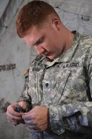 U.S. Army Spc. Jesse Perrin, from Houston, of Headquarters