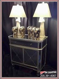 Lovely Mirrored Chest Sealy On Campus Tuscaloosa Alabama Love Those Silver Elephants Too Mirrored Chest Home Accessories Furniture Outlet