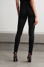 Black Ribbed Cashmere Blend Stirrup Leggings Tom Ford Net A Porter
