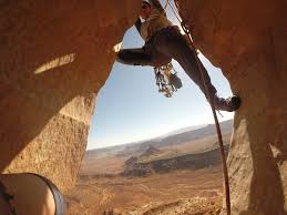 Sport climber laybacks his way up desert towers!