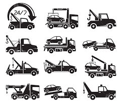Tow Truck Svg Tow Truck Service Icons Crane Truck Hoist Etsy Tow Truck Truck Cranes Towing
