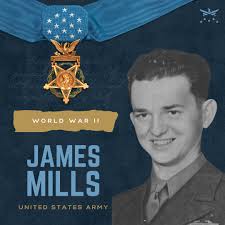 On this day in 1944, Private James Mills went above and beyond the call of  duty while serving our nation during World War II, for which he would later  receive the Medal
