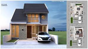 Kumpulan gambar desain model rumah minimalis tampak depan, hunian idaman masa kini, termasuk denah rumah minimalis 1 dan 2 lantai, modern & sederhana. Desain Rumah Minimalis