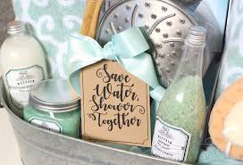 Looking for the best bridal shower gifts for the bride? Shower Themed Diy Wedding Gift Basket Idea The Craft Patch