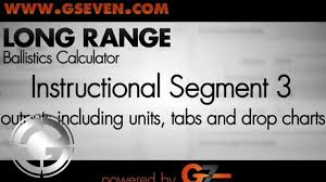 G7 Ballistics Long Range Calculator I Ballistics Com