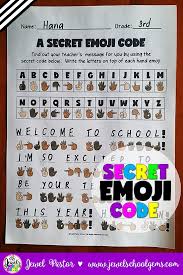 Back To School Emoji Activities Emoji Back To School Activities Emoji Codes Back To School Activities School Activities