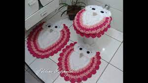 Jogo De Banheiro Corujinha Luxo Tapete Pia Youtube Espero que gostem, tudo realizado com muito carinho. jogo de banheiro corujinha luxo tapete pia