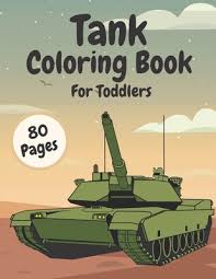 Leopard 2 main battle tank. Tank Coloring Book For Toddlers For Kids 4 8 40 Battle Tanks To Color Paperback Children S Book World