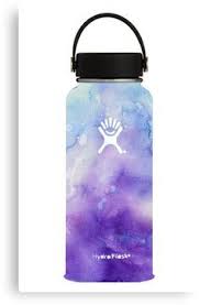 Watercolor Hydro Flask Canvas Print By Stickersbynic In 2021 Hydro Flask Colors Custom Hydro Flask Hydro Flask Water Bottle